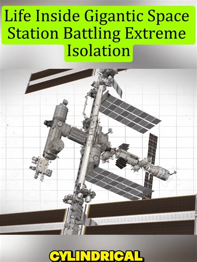 Life Inside Gigantic Space Station Battling Extreme Isolation #spacestation #beyondfacts #nasa #fyp #tiktok