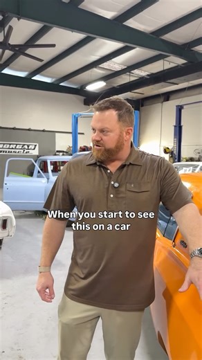 This is a common rust and paint failure issue we see on many ’60s and ’70s cars that come through Morgan Muscle. #ClassicCarRestoration #RustRepair #70sCars | Morgan Muscle Cars