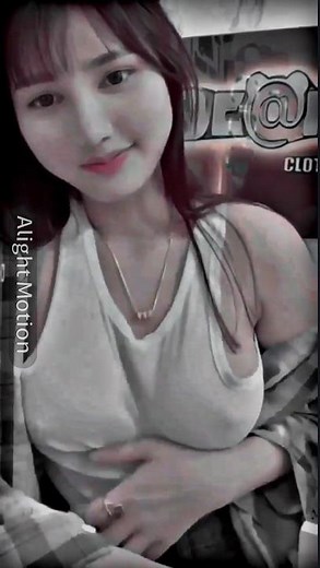 Korean girl | Chinese girl | cute girl show her boob and breast #viral #status HDR blour editing