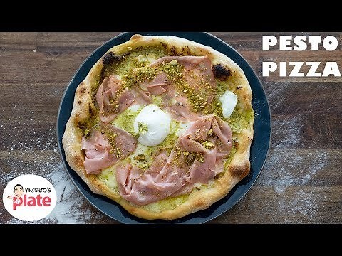 How to Make BEST PESTO PIZZA with Creamy Burrata Cheese