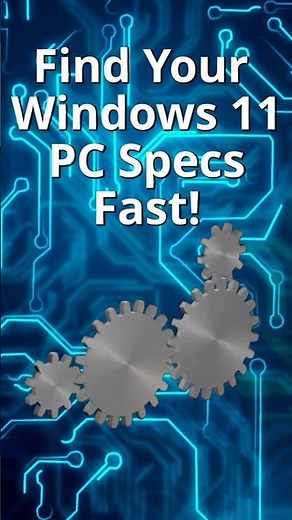Find Your Windows PC Specs #Shorts #WindowsTips #TechTips #Windows11 #PCSpecs