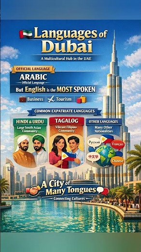 Dubai Most Spoken Language