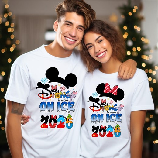 Disney on Ice Family Vacation T-shirt | Disneyland Princess Tee - Etsy