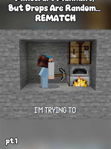 Minecraft Manhunt with Random Drops - Part 1