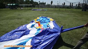 Commercial Water Slide for Adults (Double Slides&Big Splash Water Pool),100% PVC 24ft(L) Adult Inflatable Water Slide with Blower Great for Outdoor Summer Fun,Backyard Party-24x11x12ft