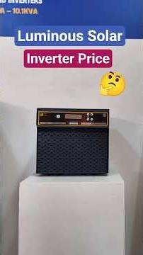 The 3 BEST Luminous Solar Inverter Models for Your Home in 2025