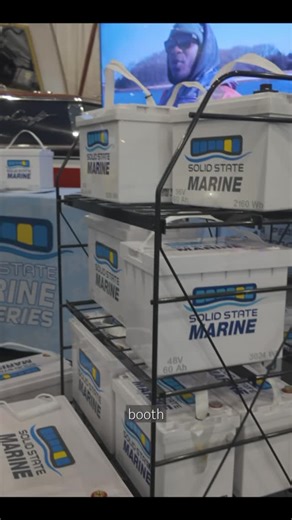 Solid State Marine on Instagram: "Come find us this week at the @neboatshow featuring our state of the art batteries! We’re the lightest marine batteries on the market, utilizing our solid electrolyte technology. If you’re a skeptic we invite you to see for yourself! #boating #sailing"