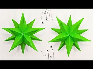 Origami KUSUDAMA STAR | How to fold a paper stars
