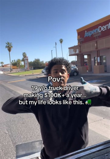 It’s not easy, but I’m thankful to wake up and keep going. God’s still writing my story #fyp #TruckDriver #bluecollar