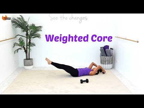 Abs Workout with Weights - BARLATES BODY BLITZ Weighted Core with Linda Wooldridge
