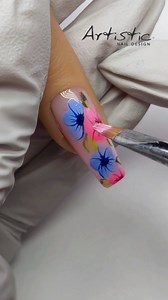 1K views · 18 reactions | Summer is in full bloom, and so are these vibrant and colorful flowers!  Dive into the world of hues and shades to create stunning floral arrangements that capture the essence of the season  #artisticnaildesign #summernails #nails #nailart #nailinspo #colourgloss #flowernails #sally #nailfie #nailsmag . | Artistic Nail Design | Facebook