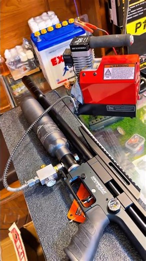 Snowpeak M60B TB + GX Pump Setup 🔥#airgun #airrifleshooting