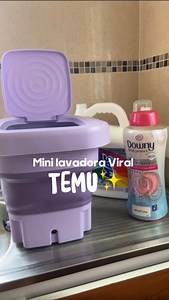 16M views · 10K reactions | Mini lavadora portátil @temu OMGcuantos puntos le dan? Busca el código afp16316 para encontrar los productos y tener la oportunidad de obtener un paquete de cupones de hasta 100$ los envíos son gratis . . #temu #unboxingtemu #temufinds #temubaes #temulookbook #temuhair #temustyle #minilavadora #lavadoraportatil #temuhome #organizadorperfumes #pelucas #unboxing #wigs #pelucas #apptemu | Alexabullet00. | Facebook