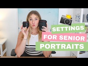 Go To Camera Settings for Senior Portraits