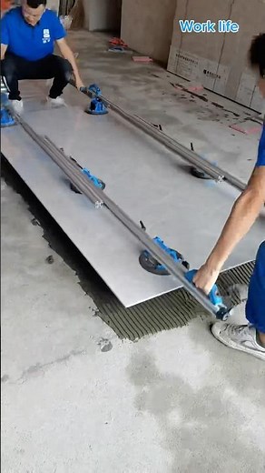 How to install large marble tiles