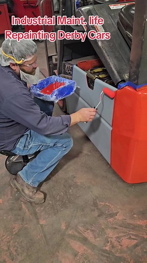 #mylife #maintenance #painting #forklift #repair #industrialmaintanance #equipment #diy
