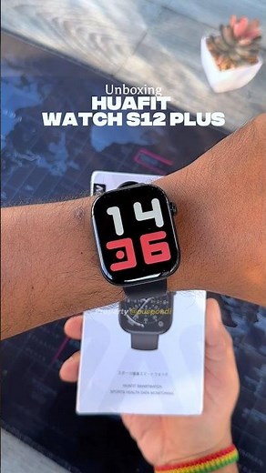 Unboxing‼️ Huafit Watch S12 Plus 📦✨ #smartwatch #huafitsmartwatch #huafits12plus #shorts