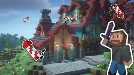 I made fully automatic rocket farm in Minecraft survival Minecraft Map