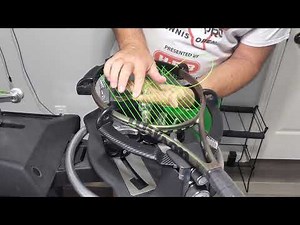 2021 Wilson Blade 104 16x19 step by step stringing instructions