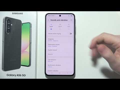 SAMSUNG Galaxy A56 5G: How to Change Ringtone