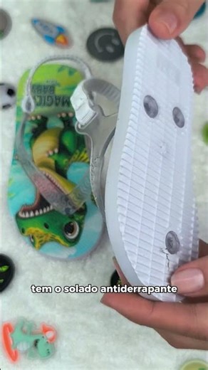 Chinelo Bebê Menino Infantil Dinossauro Magicc Baby MB 074
