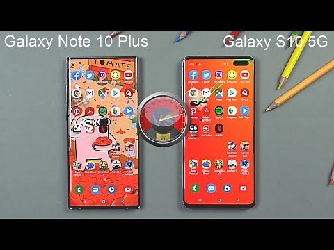 Samsung Galaxy Note 10 Plus vs S10 5G Real Life Speed Test