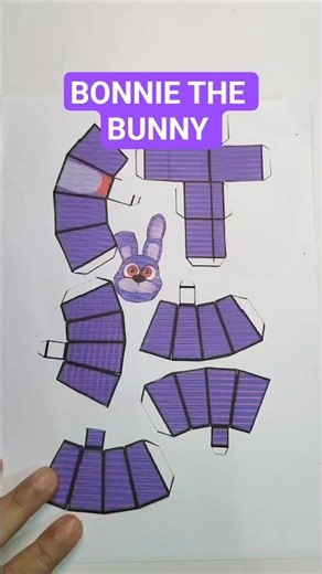 I Made BONNIE from FNAF! #shorts #fnaf #diy
