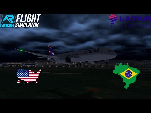 RFS - Real Flight Simulator | Miami (MIA) to São Paulo (GRU) | LATAM Airlines Brasil
