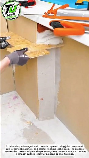 Drywall Corner Repair Hack | Fast and Professional Wall Restoration
