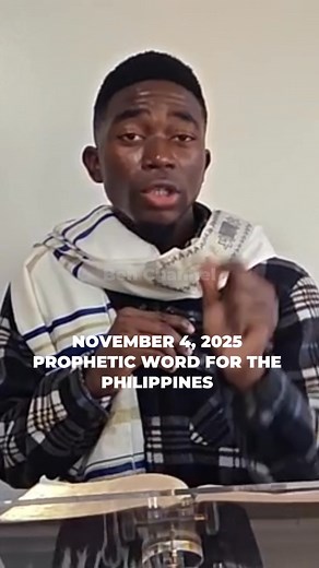 🇵🇭 PROPHETIC WORD FOR THE PHILIPPINES – NOVEMBER 4, 2025 ⚠️ Delivered by Prophet Pastor Perez Ndi 🔥 “The Lord says: I have seen the land of the Philippines. I have blessed it with abundance and faith, yet I see the rising of darkness and deception. Tell My people to return to Me, for storms—both spiritual and physical—will rise to awaken the nation.” 📖 This is a call to repentance and intercession for our nation. God is not sending this word to bring fear, but to stir the hearts of His peopl