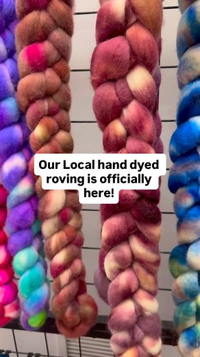 19 reactions | Hey there spinners! Check out our hand dyed roving today! . . #lafayetteindiana #crochet #westlafayette #crochetcommunity #thestrand #lafayettein #fiberartist #fiberarts #westlafayetteindiana #yarnlove #yarnaddict #roving #spinning #yarnspinning #yarnspinnersofinstagram #rovingwool #woolroving #weavers #weaving #knitting #knit #handdyedroving #handdyed #localhanddyed | The Strand | Facebook