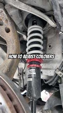 How to properly adjust coilover height #audi #audis4 #b5s4 #coilovers #ecstuning