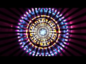 Music Video ♫ 80's Disco Retro Tunnel Zoom ♫ VJ Effect AA VFX