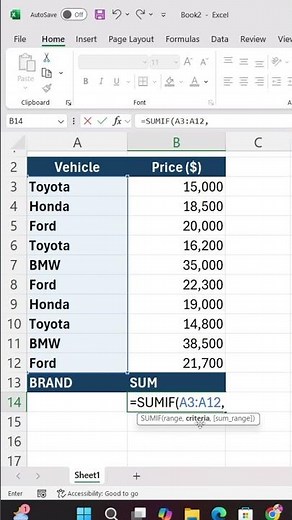 Calculate sum of unique items using SUMIF in Excel Like a Pro!🔥