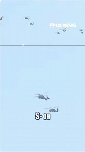 US Army helicopters FLY OVER nation's capitol #foxnews #news #us #fox