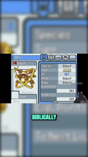 The biblically accurate bidoof #pokemon #bidoof #gaming #funny