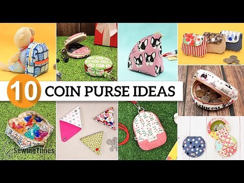 10 DIY COIN PURSE IDEAS | Sewing Projects For Scrap Fabric [sewingtimes]