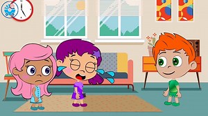 BUBBLE GUPPIES Disputes Plane In The Sky! Nursery Rhymes Cartoon For Kids ,Cartoons animated anime T