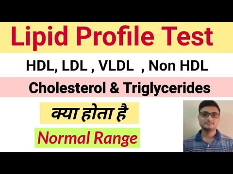 Lipid Profile Test | HDL Cholesterol Normal Range | Triglycerides Normal Range | LDL Cholesterol