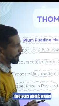 Plum Pudding Model Explained 🍰 | Thomson Atomic Model | Class 11 Chemistry