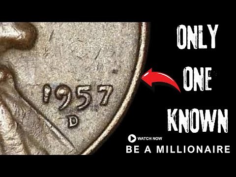 1957-D USA One Cent Coin Worth Millions! Rare Penny Value!