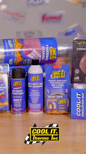 Brands you should know: Cool It Thermo-Tec Designed to manage heat and reduce unwanted noise, ThermoTec products help protect your build and improve the driving experience where it counts. #summitracing #brandsyoulove #thermotec | Summit Racing Equipment