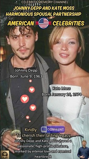 Johnny Depp and Kate Moss’s Iconic Romance – A Hollywood Tale and an American Classic