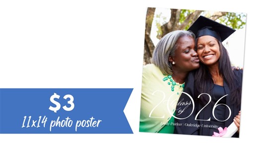CVS Photo Code | 11 14 Photo Posters Just $3 Each | Great For Grad Parties!