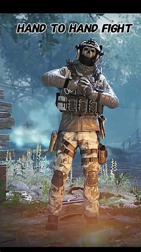 Get Ready For Hand To Hand Fight With Ghost 💀 | COD Mobile Ghost Cold Biter 💀