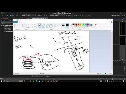 stack with list in python