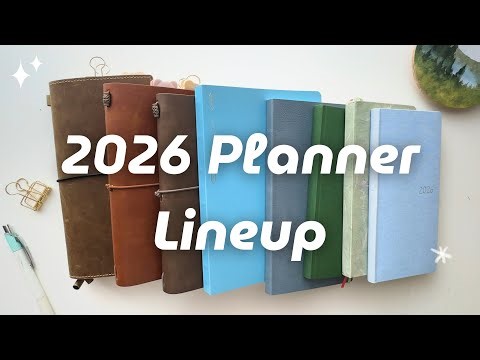 My 2026 Planner & Journal Lineup | Hobonichi, Sterling Ink, Kinbor, Stalogy & Traveler’s Notebooks