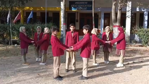 Students of Model class 6th Subject English Activity on Preposition | Swat Education Complex Damlai Swat