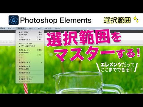 【基本# 137】Photoshop Elementsの選択範囲をマスターしよう！