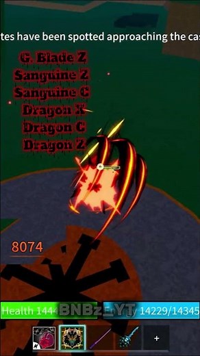 Best Dragon, Sanguine, Gravity blade COMBO?? #bloxfruits #dragon #roblox #bloxfruitscombo #pvp